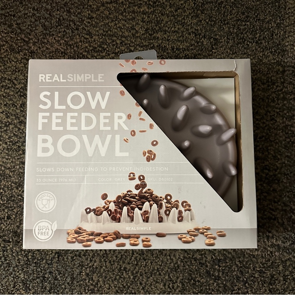 Real Simple: Slow Feeder Bowl